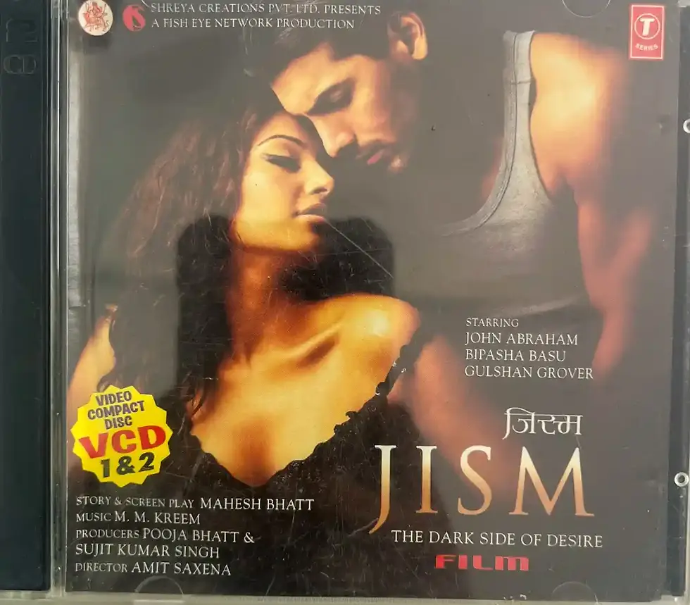 Jism VCD -Hindi Movie - 2 cd Pack -T Series CDVFE 1085