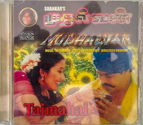 Mudhalvan - Tajmahal audio cd - Tamil Film Songs