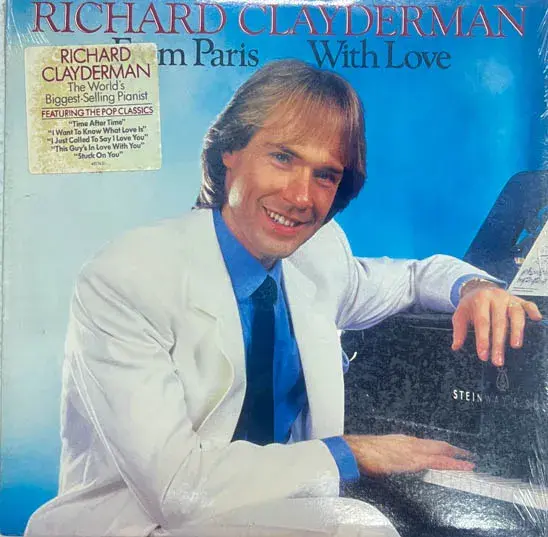 Richard Clayderman - From Paris with Love Vinyl LP Record 33.3 rpm
