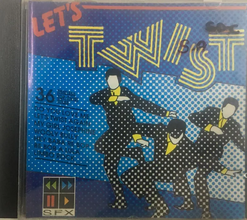 Let's Twist - audio cd - English songs - Imported