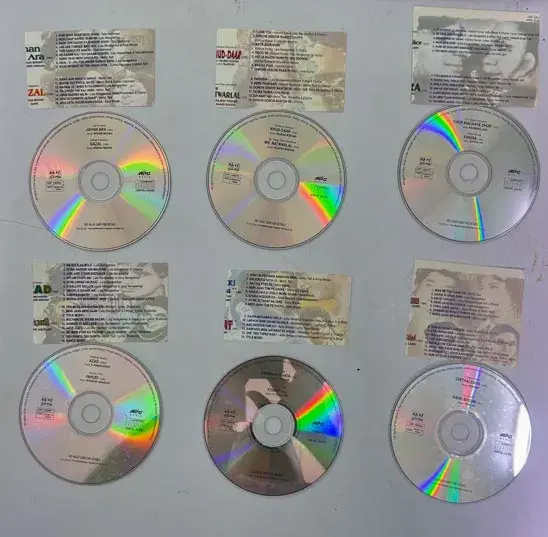 9 CDs of different Hindi Film Songs audio cds - Lot 2 - Different Brand