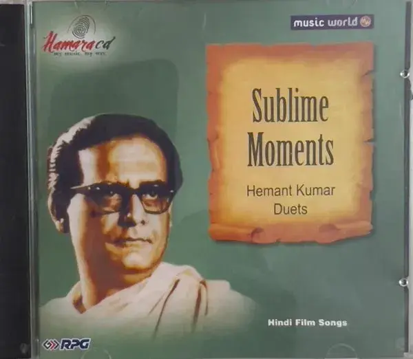 Sublime Moments Hemant Kumar Duets audio cd - Hindi Film Songs - RPG MWHCD 092