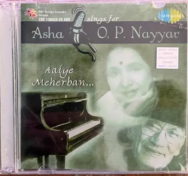 Asha Sings For O.P. Nayyar Audio Cd - Hindi Film Songs - Saregama CDF 130424-25