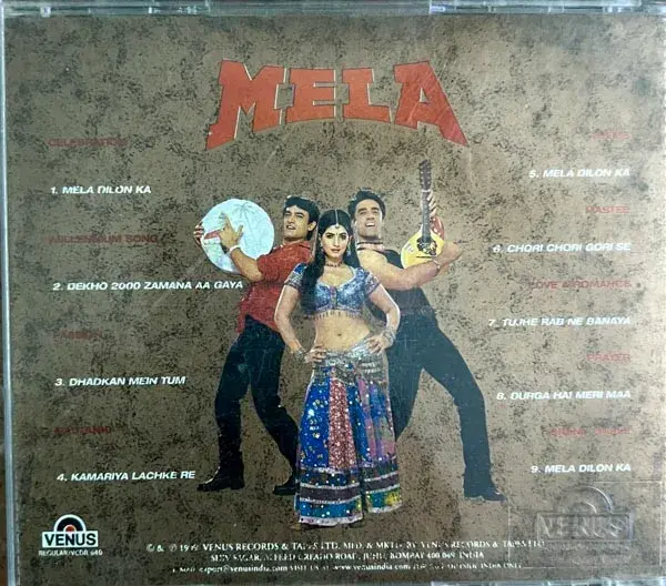 Thumbnail: Mela audio cd - Hindi Film Songs - Venus VCDR 840