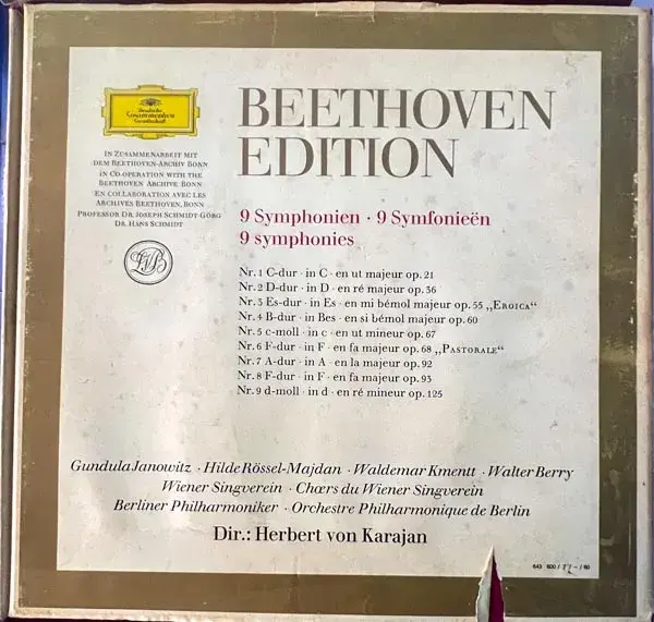 Beethoven Edition LP 33.3rpm (8LPs)-Classical - Made In Germany