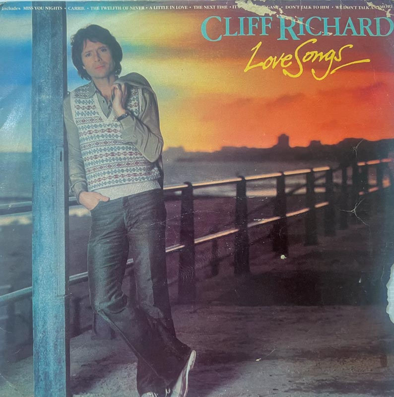 Love Songs by Cliff Richard - LP- English Songs - EMI EMTV 27