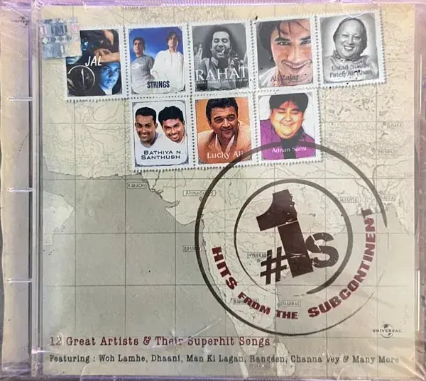 #1s Hits From The Subcontinent Audio Cd - Hindi Film Songs - 060249833152