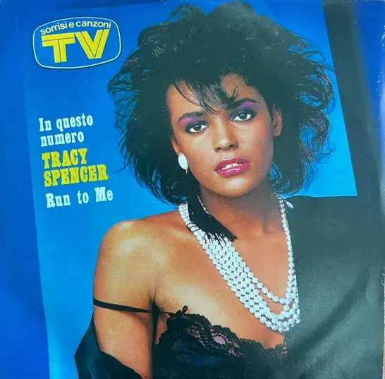 Run to me by Tracy Spencer - Vinyl EP 45rpm - English Song - CBS A7007