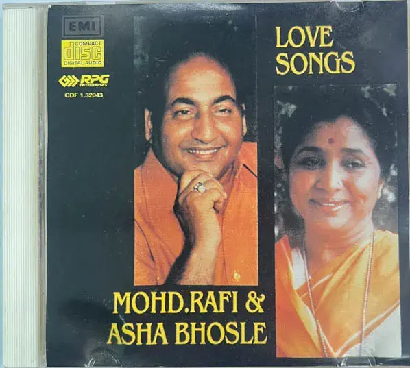 Love Songs - Mohd.Rafi - Asha Bhosle audio cd - Hindi Songs - EMI Made In USA