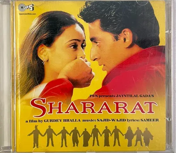 Shararat Audio cd - Hindi Film Songs - Tips TCCD 7083