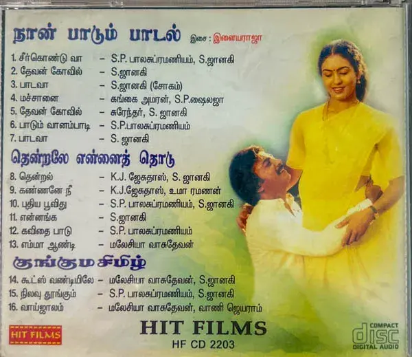 Thumbnail: Naan Padum Paadal - Thendral Ennai Thodu -Kunguma Chmil -Tamil Songs