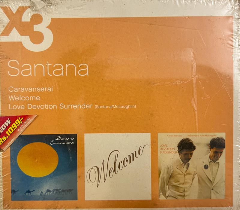 X3 Santana - English Songs - 3 CD Pack - Sealed -Sony BMG