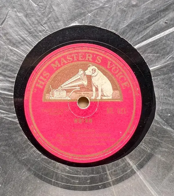 Meera -Tamil Film Songs- 12" 78 RPM Shellac record - HMV N.121