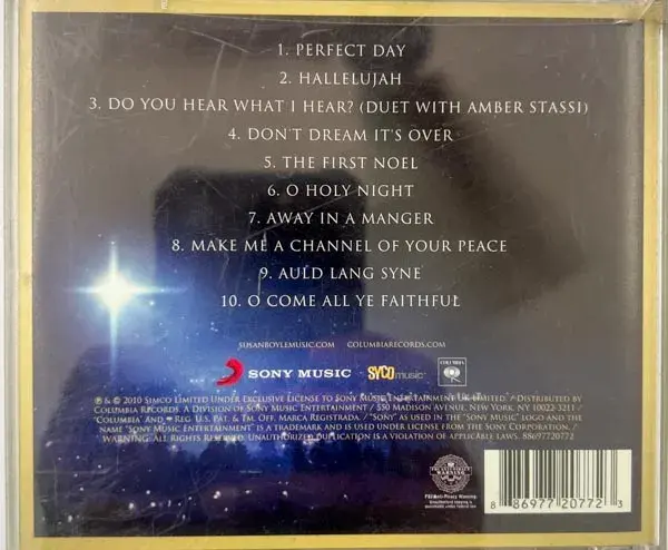 Thumbnail: Susan Boyle The Gift audio cd - English Songs - Sony Music 88697720772