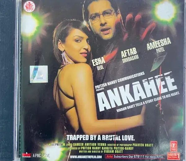 Ankahee audio cd - Hindi Film Songs - T Series SFCD 1/1082