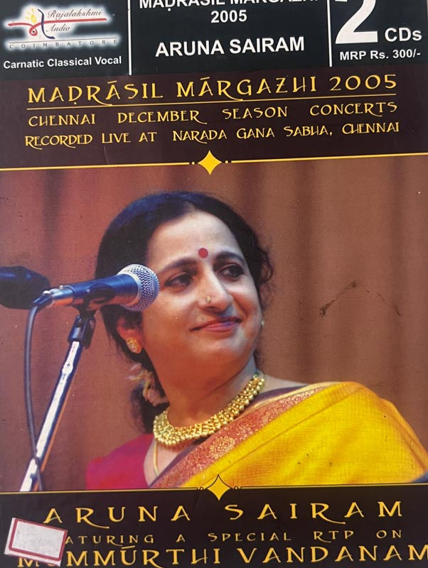 Madrasil Margazhi 2005 audio cd 2 CD Pack - Classical - Rajalakshmi Audio