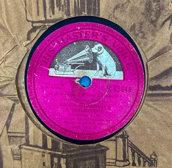 Sumangali - 78 RPM Shellac 10" record - Tamil Film Songs - HMV 65648