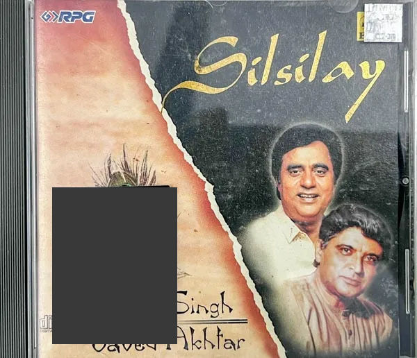 Silsilay /Jagjit Singh Javed Akhtar audio cd - Gazahls - HMV CDNF 152076
