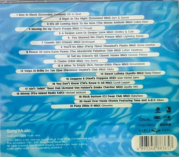 Supermix Various Artists audio cd - English songs - Columbia 48836