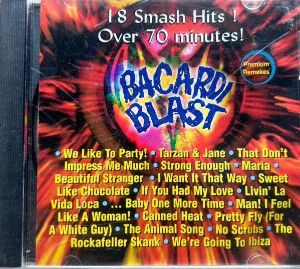 Bacardi Blast audio cd - English Songs - Virgin 7243 848354  2  2 - Image 1