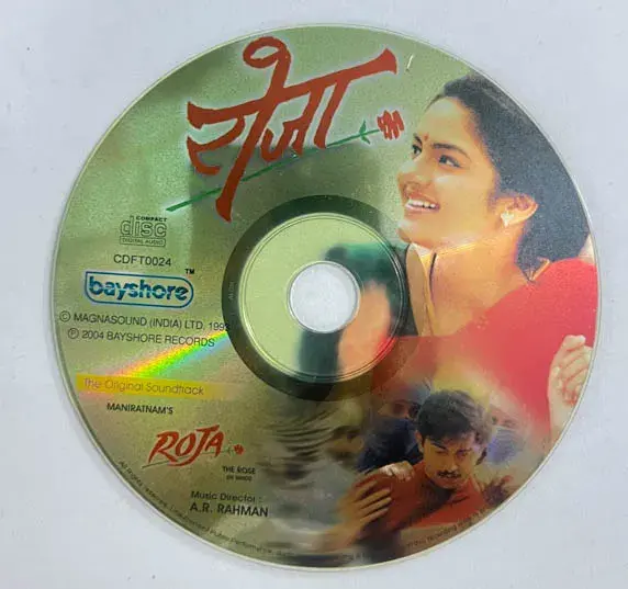 Thumbnail: Roja by A.R.Rahman audio cd - Hindi Film songs - Bayshore CDFT 0024