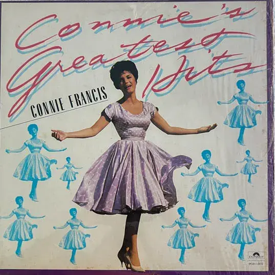 Connie Francis Greatest Hits Vinyl LP Record 33.3 rpm - English Songs