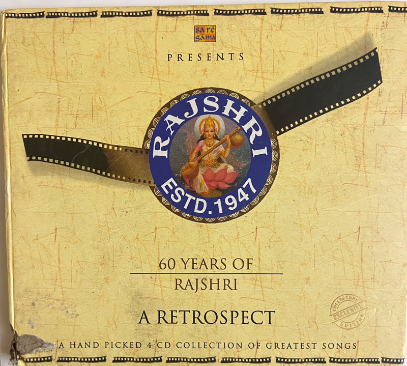 - SEALED - 60 Years of Rajshri - A Rectrospect - Hindi Songs - 4 CD Pack