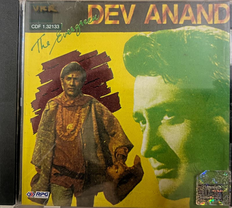 The Evergreen Dev Anand audio cd - Hindi Film Songs- EMI CDF 1 32133 - USA