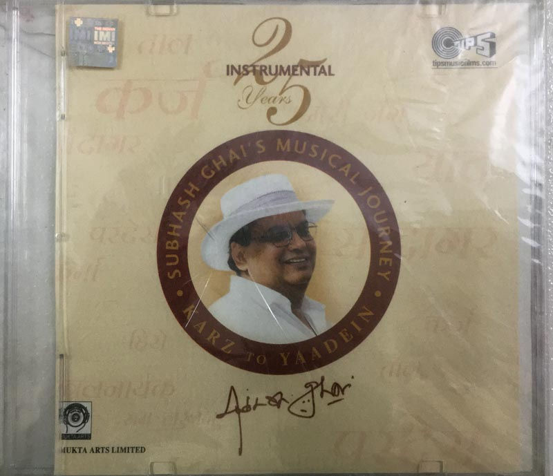 Subhash Ghai's Musical Journey audio cd - Instrumental - Sealed - Tips TTCD 7175