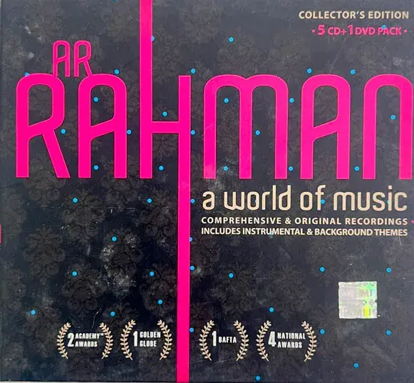 A.R.Rahman A World Of Music audio cd + 1 DVD Cd - 6 cd Pack - Sony Music