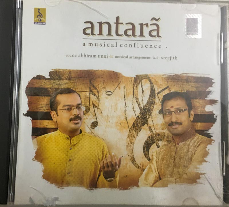 Antara by A.S.Sreejith audio cd - Classical - Saregama SMD 197