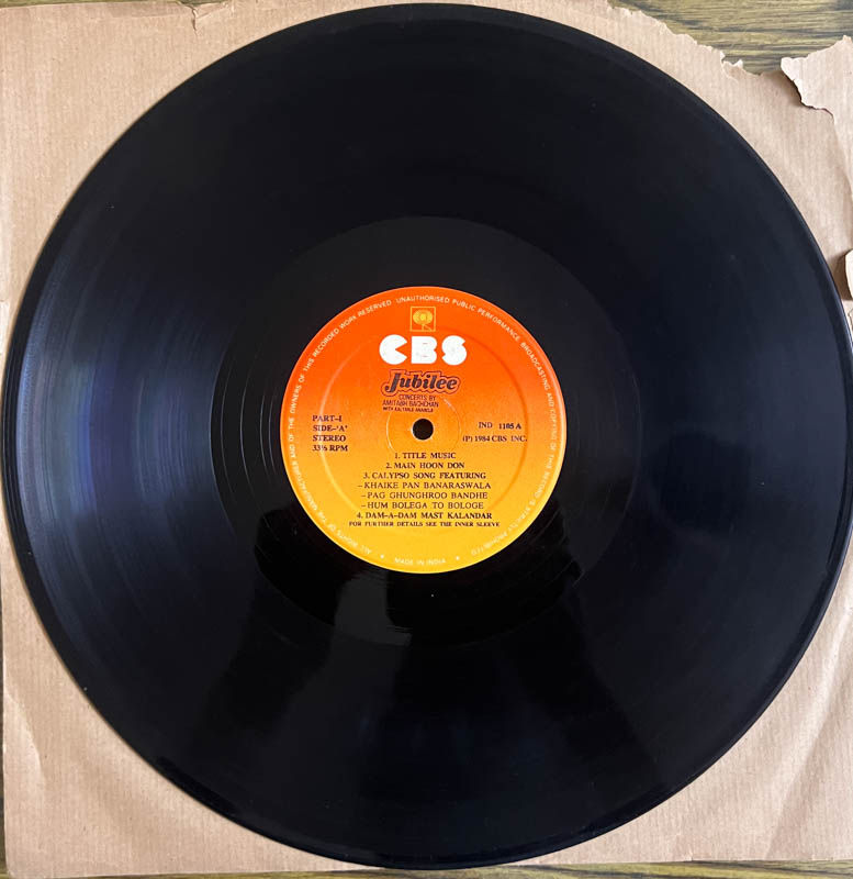 Concerts By Amitabh Bachan Part -1 SIDE-'A' aUDIO CD