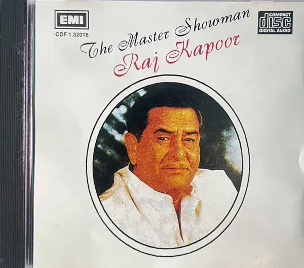 The Masters Showman Raj Kapoor audio cd - Hindi Film Songs - EMI Made In USA