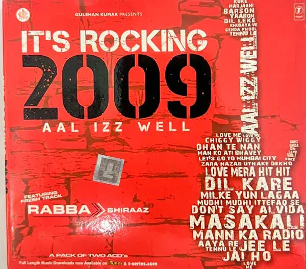 It's Rocking 2009 Aal Izz Well audio cd - Hindi Film Songs -T Series SFCD 1-1460