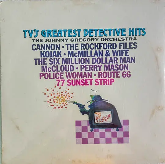 TV's Greatest Detective Hits Vinyl LP Record 33.3 rpm - Sealed