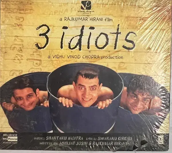 3 Idiots audio cd - Hindi Film Songs - Sealed - T Series SFCD 1/1457
