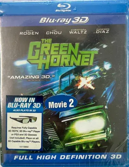 The Green Hornet 3D- Bluray - English Movie - Sony