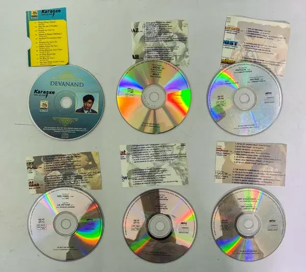 9 CDs of different Hindi Film Songs audio cds - Lot 3 - Different Brand
