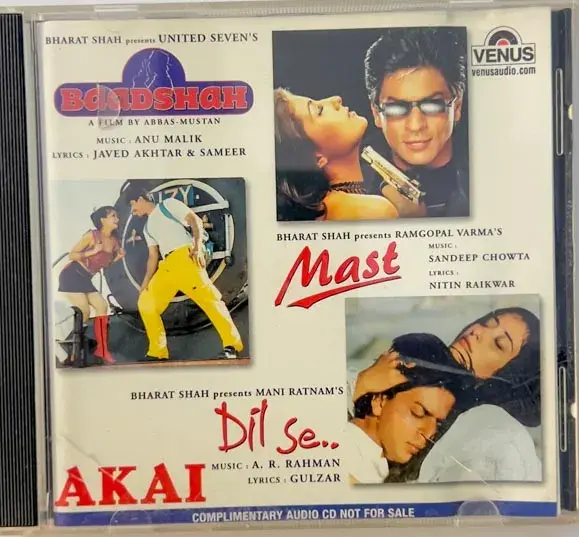 Baadshah Mast Dil Se Audio Cd - Hindi Film Songs - Venus