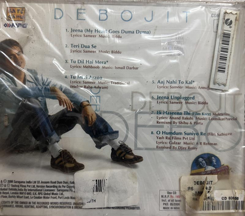 Debojit Audio cd - Hindi Film Songs - Saregama CDNF 154171 - Sealed