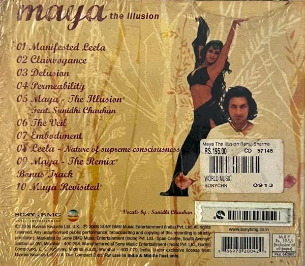 Thumbnail: Maya The Illusion - Rahul Sharma Audio Cd - Hindi Film Songs - Sony BMG 88697020