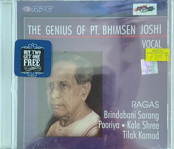 The Genius Of Pandit Bhmsen Joshi audio cd -Classical -Sealed-Saregama