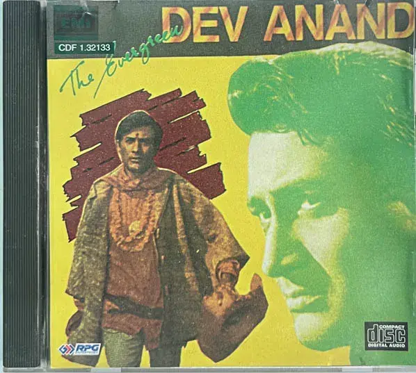 The Evergreen - Dev Anand audio cd - Hindi Film Songs - EMI Made In USA