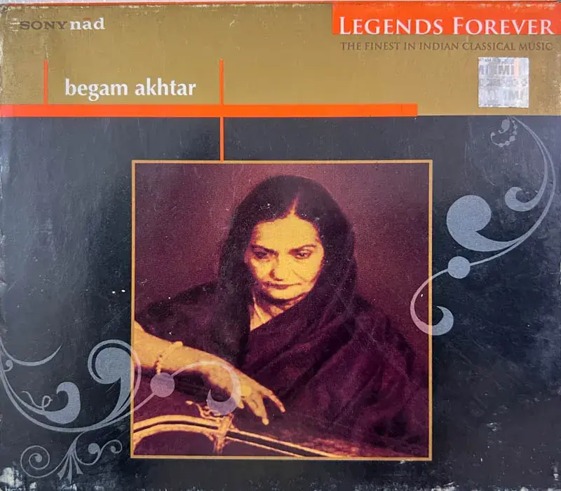 Legends Forever Begam Akhtar audio cd - Ghazal - Sony Nad 88697 225122