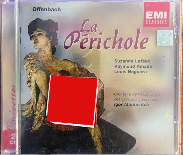 La Perichole Audio Cd - Hindi Film Songs - EMI 724357408820 2 CD Pack