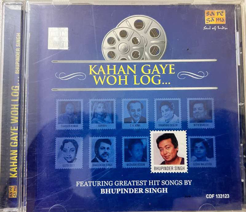 Kahan Gaye Woh Log Audio CD - Hindi Film Songs - Saregama CDF 133123