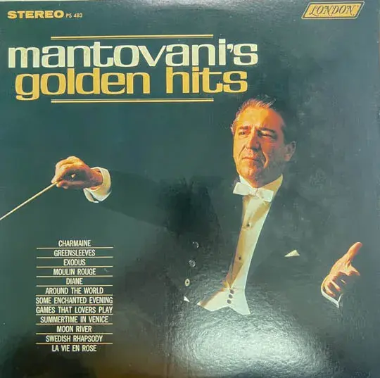 Mantovani's Golden Hits Vinyl LP Record 33.3 rpm - English Album