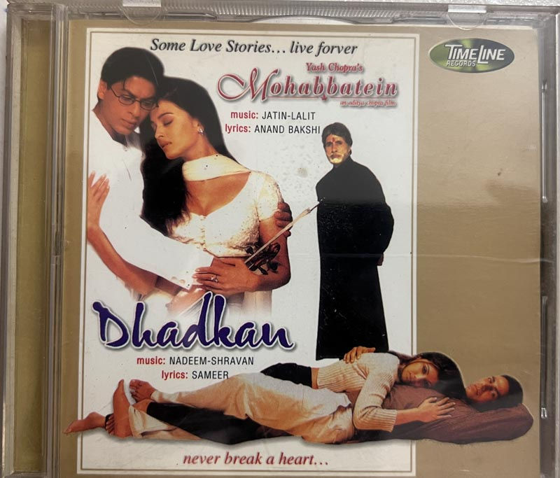 Mohabhatein - Dhadkan - Audio Cd -  Hindi Film Songs - TLCD 834 - Image 1