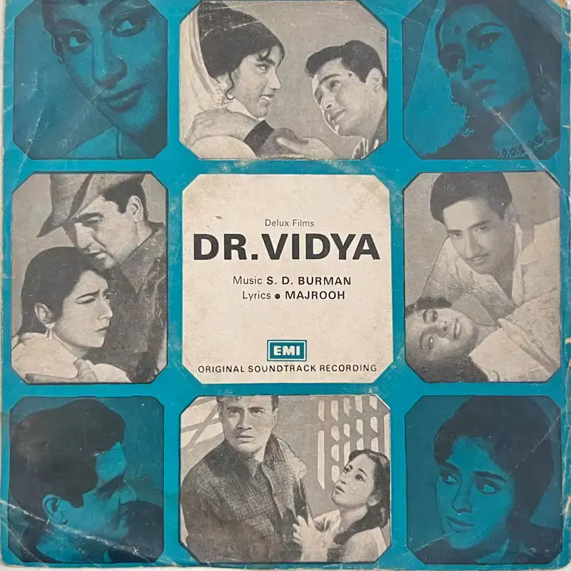 Dr.Vidya Record EP 45 rpm- Hindi Film Songs - EMI EMGPE 5049