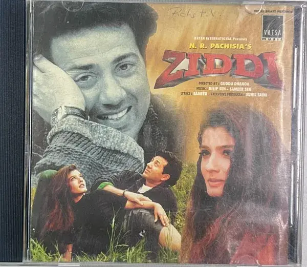 Ziddi audio cd - Hindi Film Songs - Vatsa Music VMF CD -1008